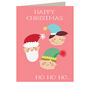 Mini Christmas Faces Card, thumbnail 2 of 5