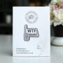 Wtf Over Walkie Talkie Funny Enamel Lapel Pin Gift, thumbnail 1 of 8