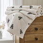 Rock Lobster Printed Supersoft Comfort White Throw, thumbnail 2 of 5