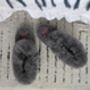 Luxury Sheepskin Slippers Mouve, thumbnail 4 of 4