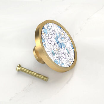 Girls Bedroom Cabinet Knobs Liberty Style Floral For Cupboard Doors And Drawers, 6 of 9