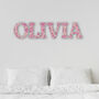 Printed Wall Letters, Bedroom Decor, thumbnail 2 of 9