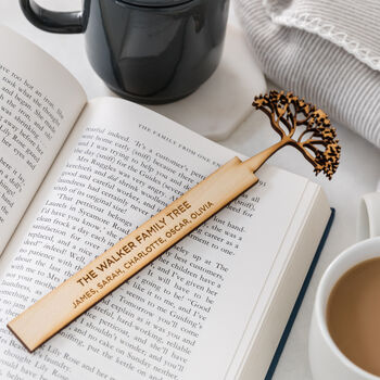 Personalised Christmas Family Tree Bookmark, 12 of 12