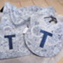 Liberty Starry Fabric Personalised Baby Blanket, thumbnail 5 of 5