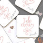 I Do Crew Personalised Hen Party Coasters, thumbnail 2 of 3