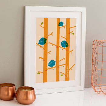 Personalised Birds Family Print, 5 of 10