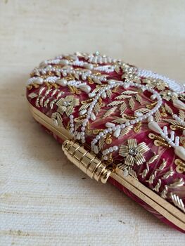 Pink Pearl Capsule Clutch, 10 of 11