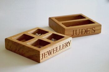 Personalised Wooden Jewellery Keepsake Trays, 5 of 5