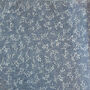 Dainty Blue And White Flower Print Triangle Scarf, thumbnail 2 of 4
