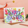 Happy Easter Paper Cut Card, thumbnail 1 of 3