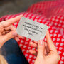 'Think Missing Me Is Hard, Try Missing You' Wallet Card, thumbnail 3 of 12