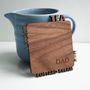 Personalised Tea Or Coffee Wood Coaster, thumbnail 3 of 7
