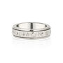 Amore Sterling Silver Spinning Ring, thumbnail 5 of 12