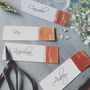 Pack Of 10 Handpainted Copper Name Place Cards, thumbnail 1 of 2