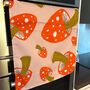 Mushroom Tea Towel, Vegetable Tea Towel, thumbnail 2 of 2
