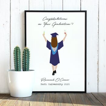 Graduation Portrait Prints By Heart Invites | notonthehighstreet.com