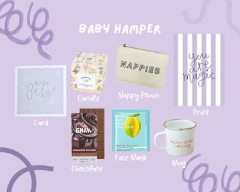 Personalised New Baby Gift Box Hamper, 3 of 9