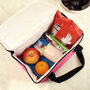 Personalised Flower Pink Lunch Bag, thumbnail 3 of 3