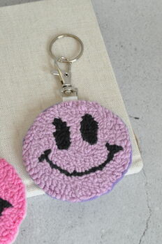 Smiley Face Keychain And Bag Tag, 3 of 4