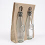 Recycled Glass Oil Bottle | 300ml | Giftboxed X2, thumbnail 1 of 3