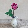 Origami Paper Rose With Leaves, Anniversary Gift, thumbnail 3 of 11