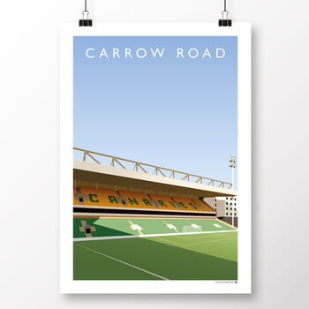 Norwich City Carrow Road Poster, 2 of 8