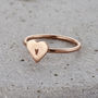 Personalised Mini Heart Ring, thumbnail 4 of 5