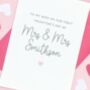 Wife First Valentine's Day As Mrs And Mrs Card, thumbnail 1 of 3