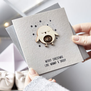 Robin Personalised Christmas Card, 2 of 11