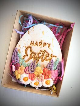 Personalised Hand Iced Easter Egg Postal Biscuit, 7 of 7
