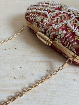 Pink Pearl Capsule Clutch, 11 of 11