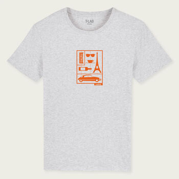 Roadtrip Paris Grey Car Adventure T Shirt, 2 of 5