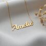 Sterling Silver French Name Necklace, thumbnail 2 of 10