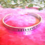 Personalised Name Bangle Bracelet Cuff, thumbnail 5 of 8