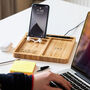 Personalised Desk Tidy Wireless Charger New Job Gift, thumbnail 2 of 6