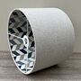 Phoenix Blue Deluxe Geometric Patterned Lampshades, thumbnail 7 of 10