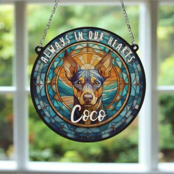 Miniature Pinscher Memorial Suncatcher, 4 of 6