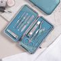 Personalised Ladies Manicure Set Emerald Green, thumbnail 6 of 12