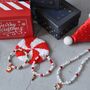 Christmas Gift Box Coaster And Bracelet And Necklace, thumbnail 1 of 7