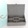 Personalised Fabric Jewellery Box, thumbnail 5 of 6