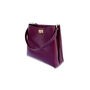 Plum Leather Tote Bag, thumbnail 3 of 5