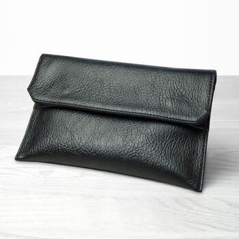 Personalised Leather Clutch Bag, 5 of 12