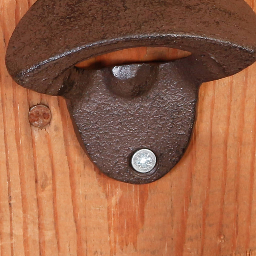 cast iron wall bottle opener by dibor