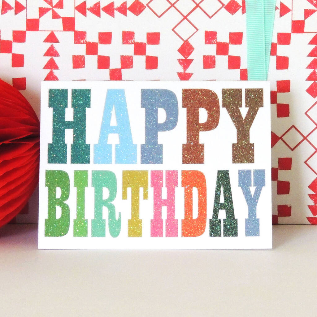 Happy Birthday Mini Card By Kali Stileman Publishing ...