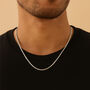 Unisex Titanium Snake Chain Necklace, thumbnail 1 of 5