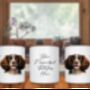Personalised Welsh Springer Spaniel Dog Hearts Pet Gift Mug, thumbnail 2 of 2