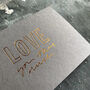 Love You This Much Foiled Cash Card, thumbnail 2 of 4