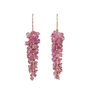 Pink Tourmaline Wisteria Earrings, thumbnail 2 of 2