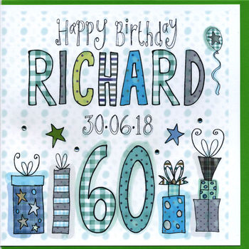 60th Birthday Card, 2 of 2