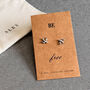 Be Free Sterling Silver Swallow Earrings, thumbnail 1 of 7